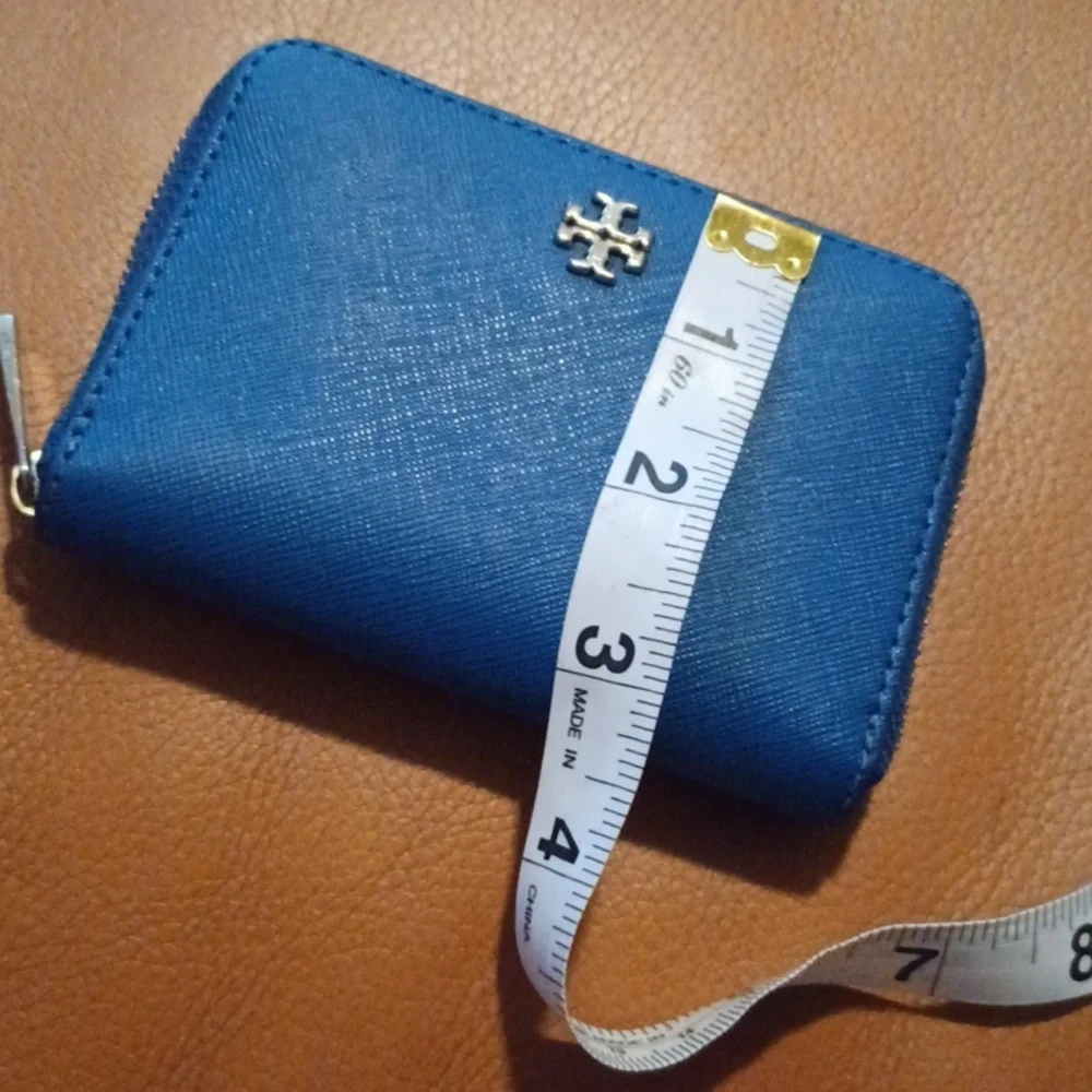 > Tory Burch Blue Wallet with Logo